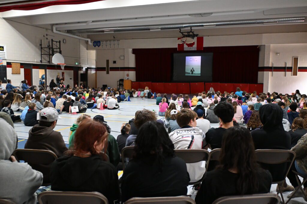 Fred Fox visits two Bracebridge schools