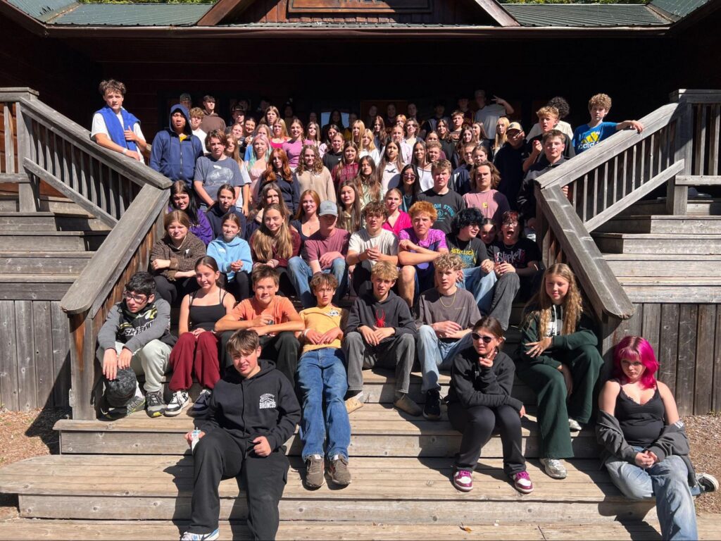 Gravenhurst High School Grade 9 students kick off the school year by visiting Camp Tawingo
